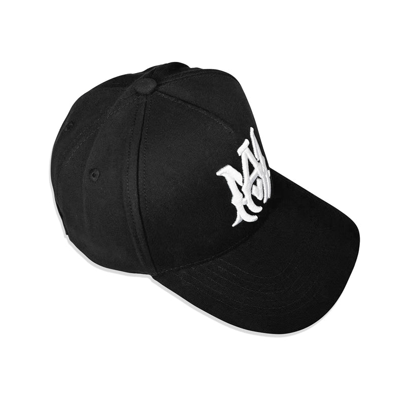 Amiri Essential Mesh Cap – Classic Snapback Hat | White & Black