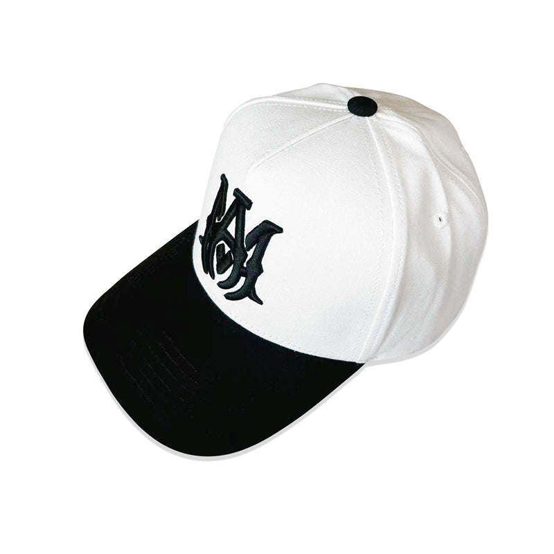 Amiri Sport Mesh Cap – Snapback Trucker Hat | White, Red & Blue
