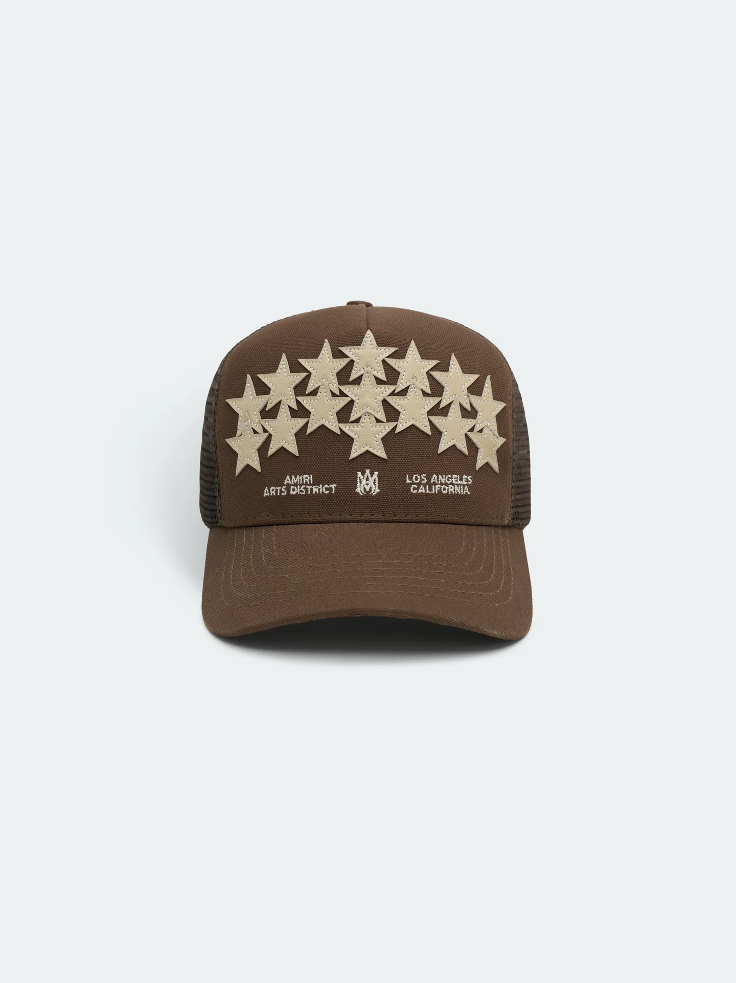 Amiri Trucker Hat – Breathable Mesh Cap | Black, Brown & Red