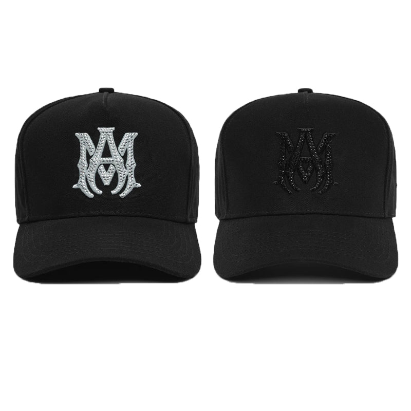 Amiri Premium Mesh Trucker Hat – Snapback Cap | White, Black, Blue & Red