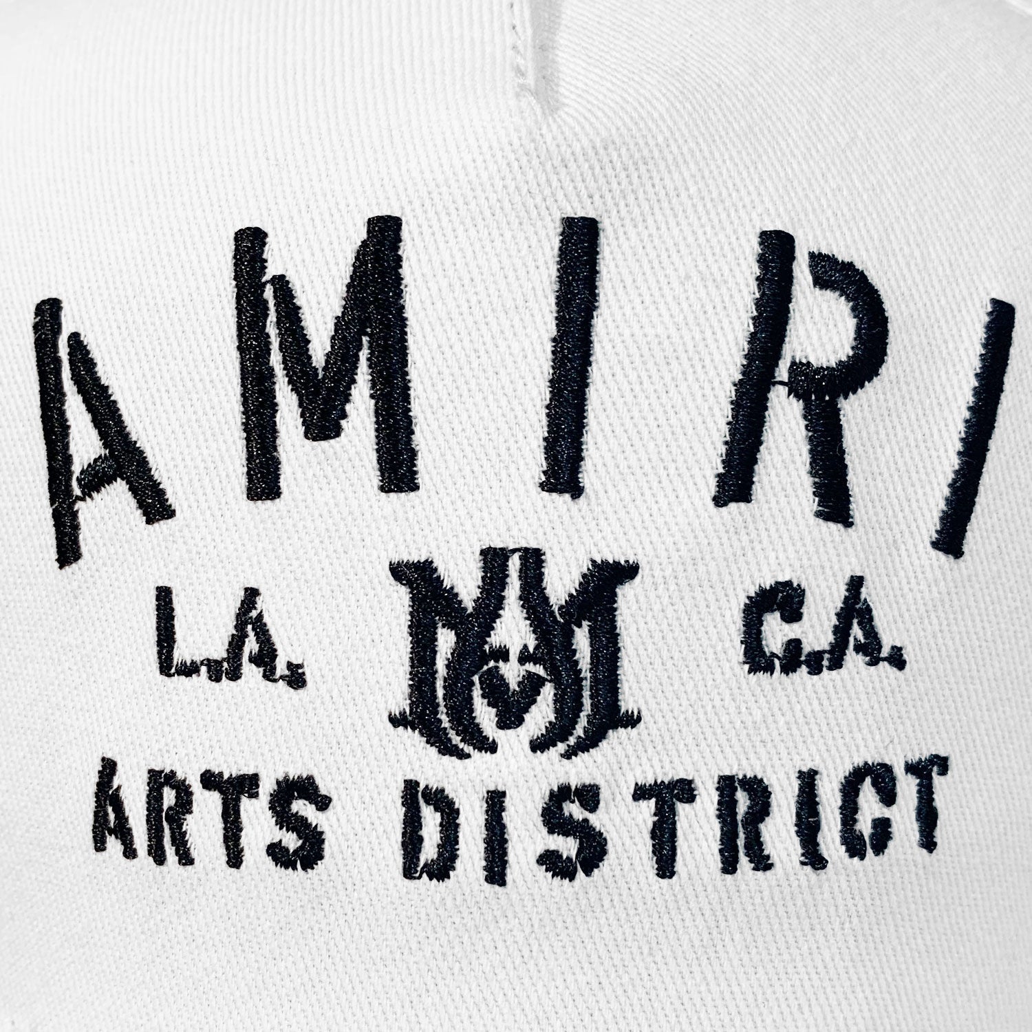 Amiri Monochrome Mesh Cap – Snapback Trucker Hat | Black & White