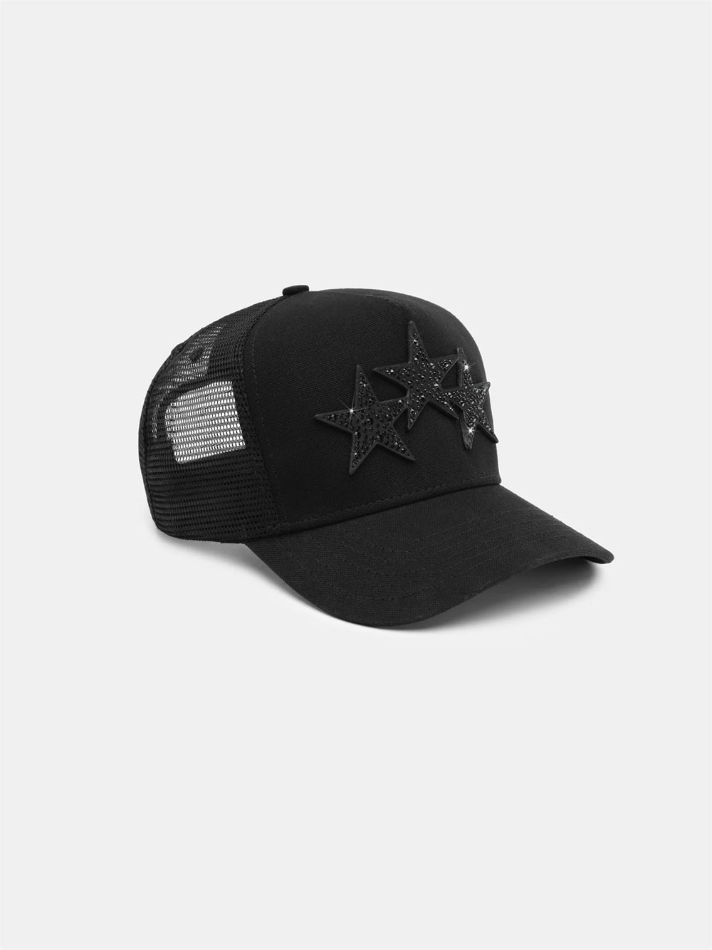 Amiri Classic Snapback Hat – Mesh Trucker Cap | Black, White & Red