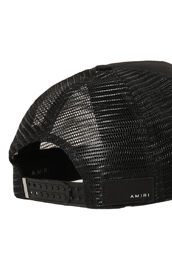 Amiri Trucker Hat – Breathable Mesh Cap | Black, Brown & Red
