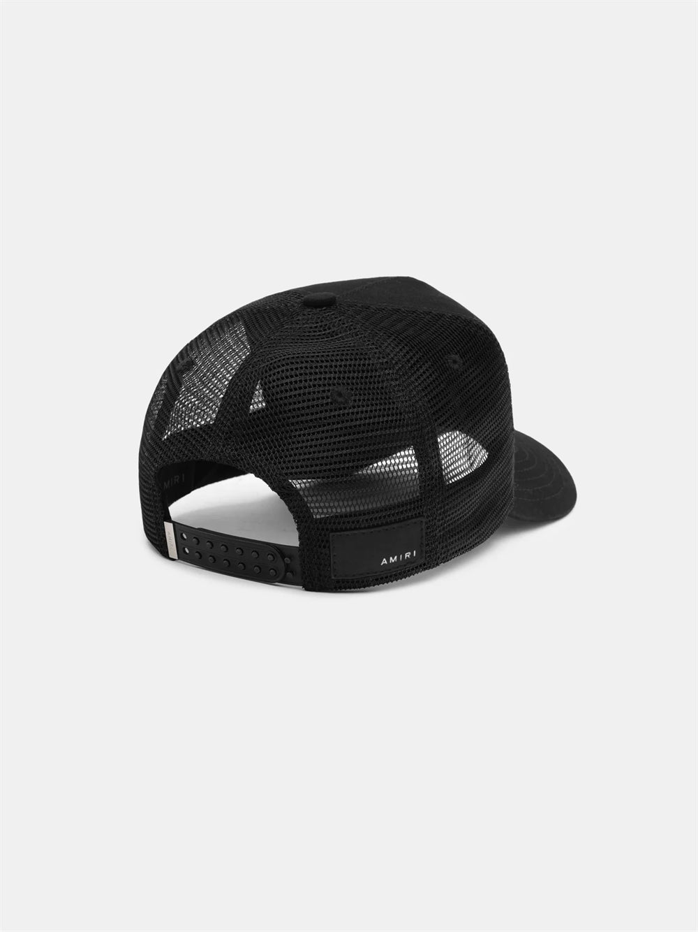 Amiri Classic Snapback Hat – Mesh Trucker Cap | Black, White & Red