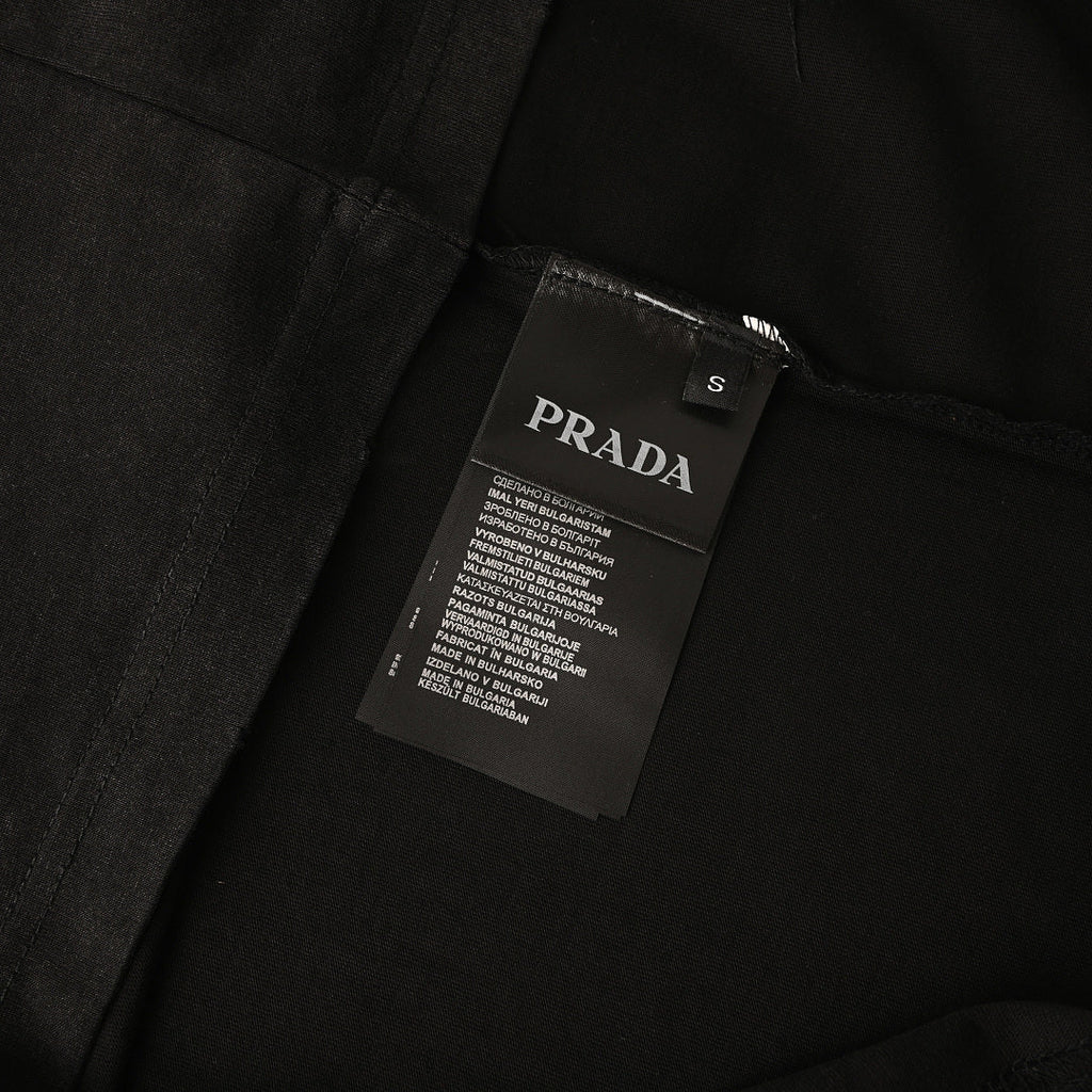 PRADA Cutout Letter Print T-Shirt