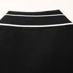 PRADA Triangle Logo Embroidered Polo Shirt