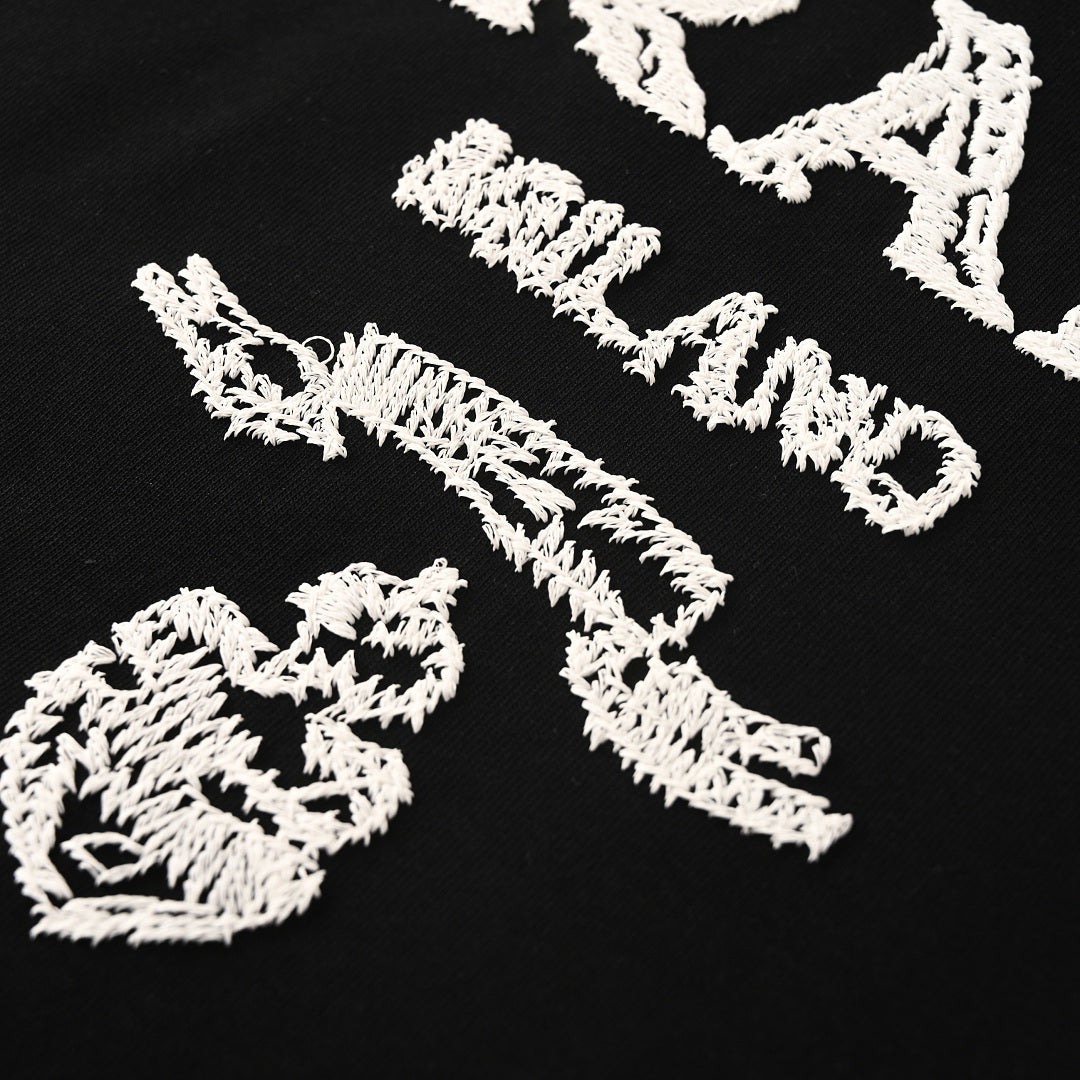 PRADA Bird's Nest Weave Embroidered T-Shirt