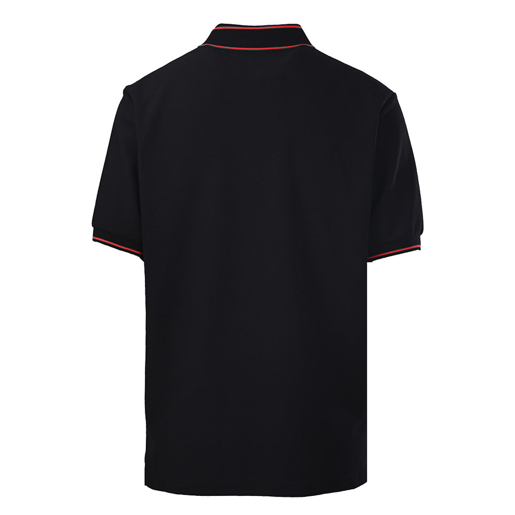 GUCCI Ribbed Jacquard Polo Shirt