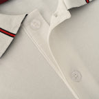 GUCCI Ribbed Jacquard Polo Shirt