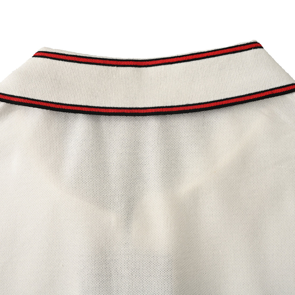 GUCCI Ribbed Jacquard Polo Shirt