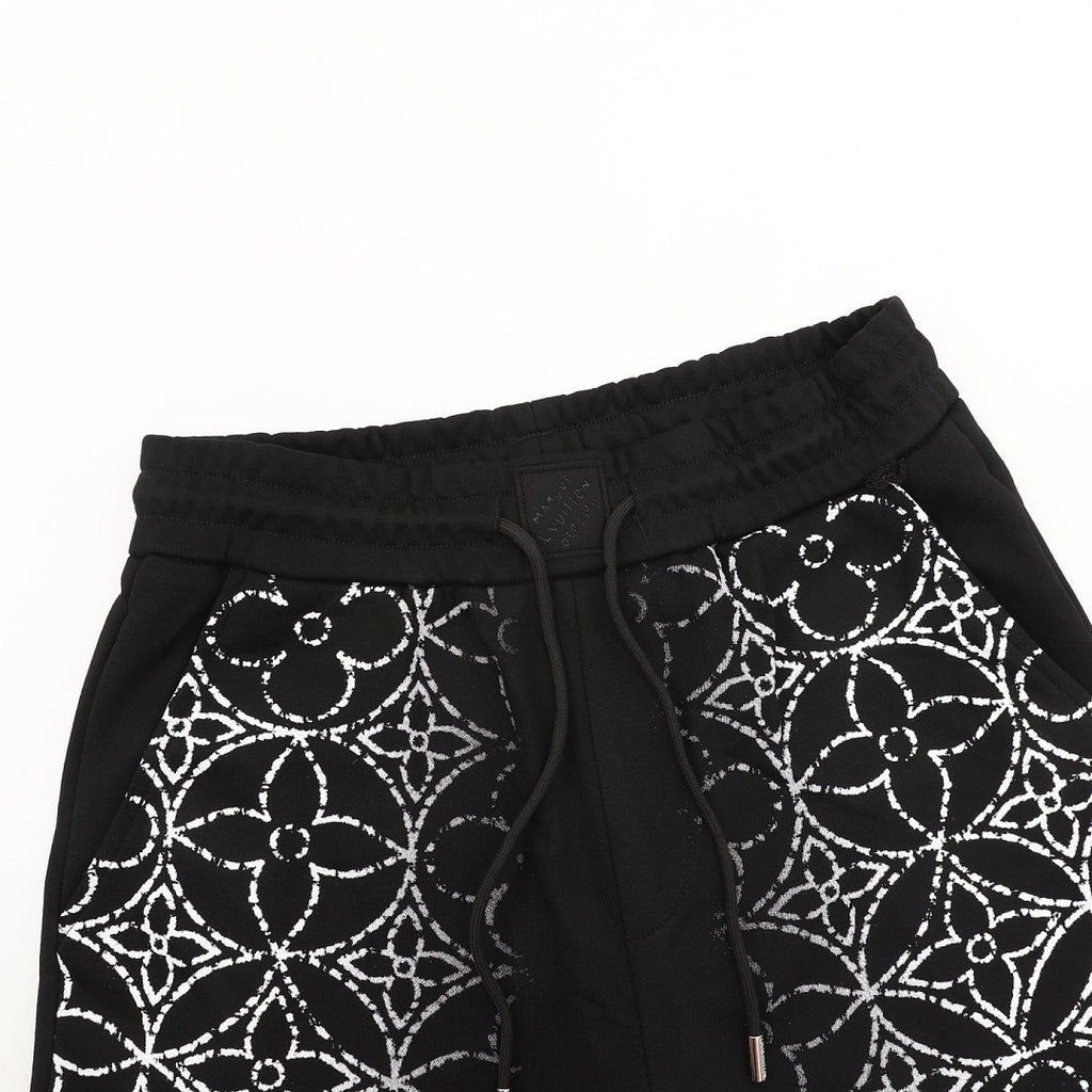 Louis Vuitton Distressed Monogram Shorts