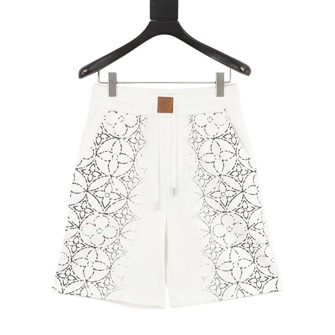 Louis Vuitton Distressed Monogram Shorts