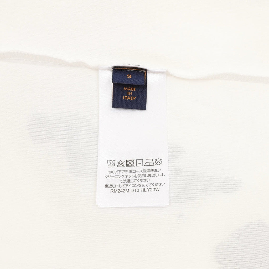 Louis Vuitton Short-Sleeved Shirt with Ink-Wash Monogram Print