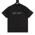 Louis Vuitton Short-Sleeve T-Shirt with Handwritten Rhinestone Signature