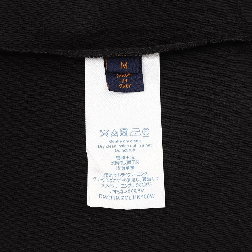Louis Vuitton Short-Sleeve T-Shirt with Handwritten Rhinestone Signature