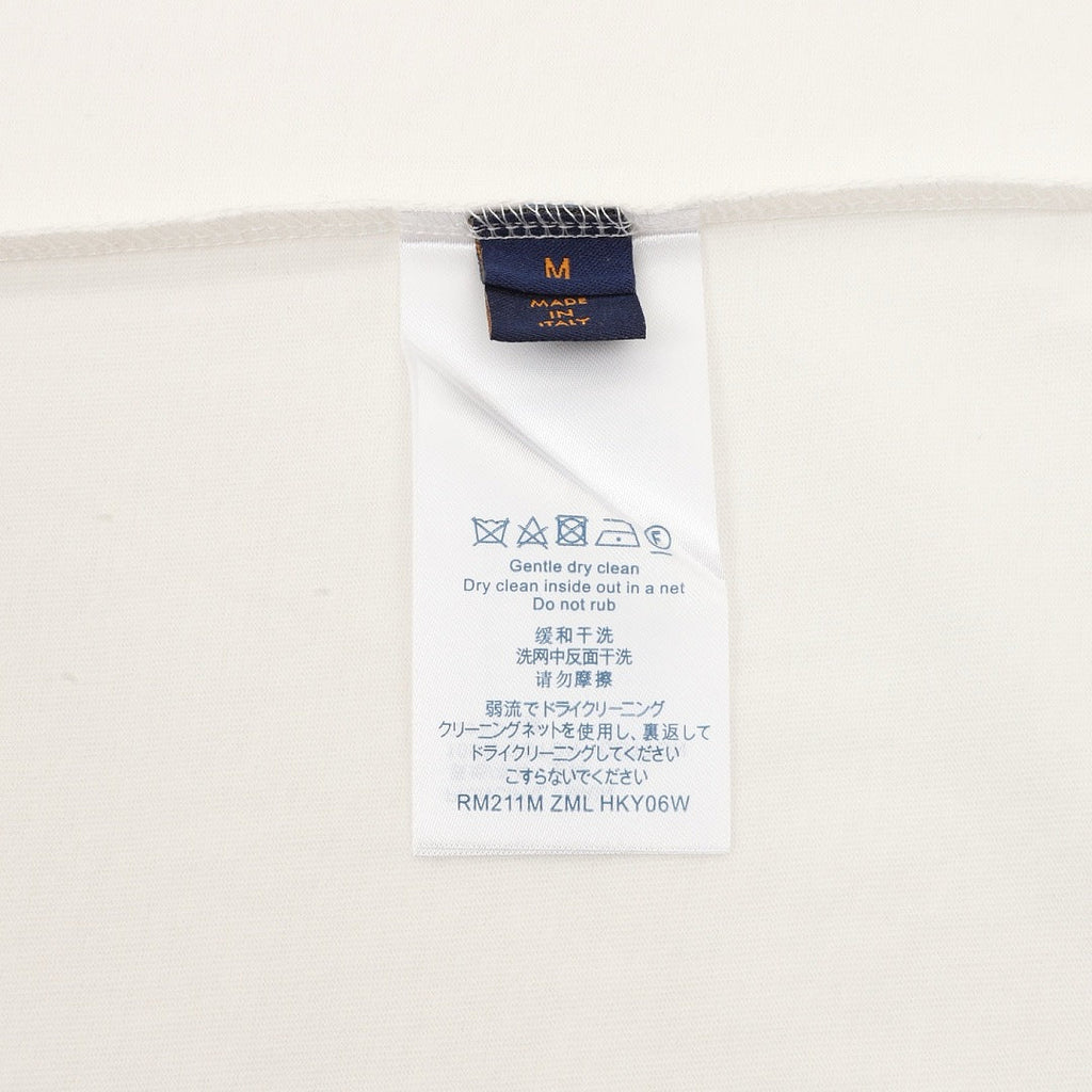 Louis Vuitton Short-Sleeve T-Shirt with Handwritten Rhinestone Signature