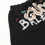 Gucci x Balenciaga Spring/Summer Collaboration Series: Colorful Hand-Painted Logo Shorts
