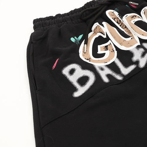 Gucci x Balenciaga Spring/Summer Collaboration Series: Colorful Hand-Painted Logo Shorts