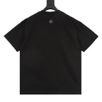 Louis Vuitton LV deconstructed logo embroidered T-shirt
