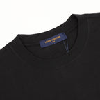 Louis Vuitton LV deconstructed logo embroidered T-shirt