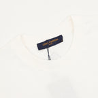 Louis Vuitton LV deconstructed logo embroidered T-shirt