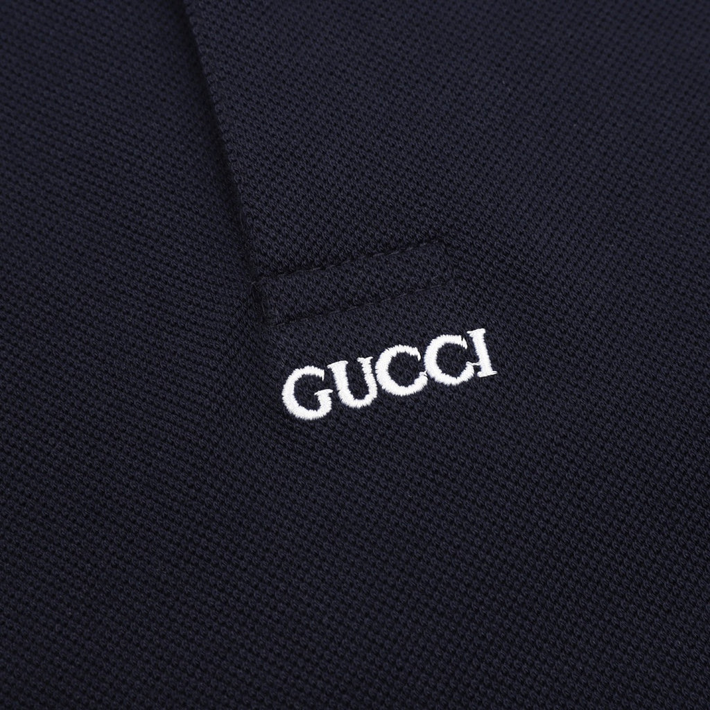 Gucci Minimalist Lettering Polo Shirt