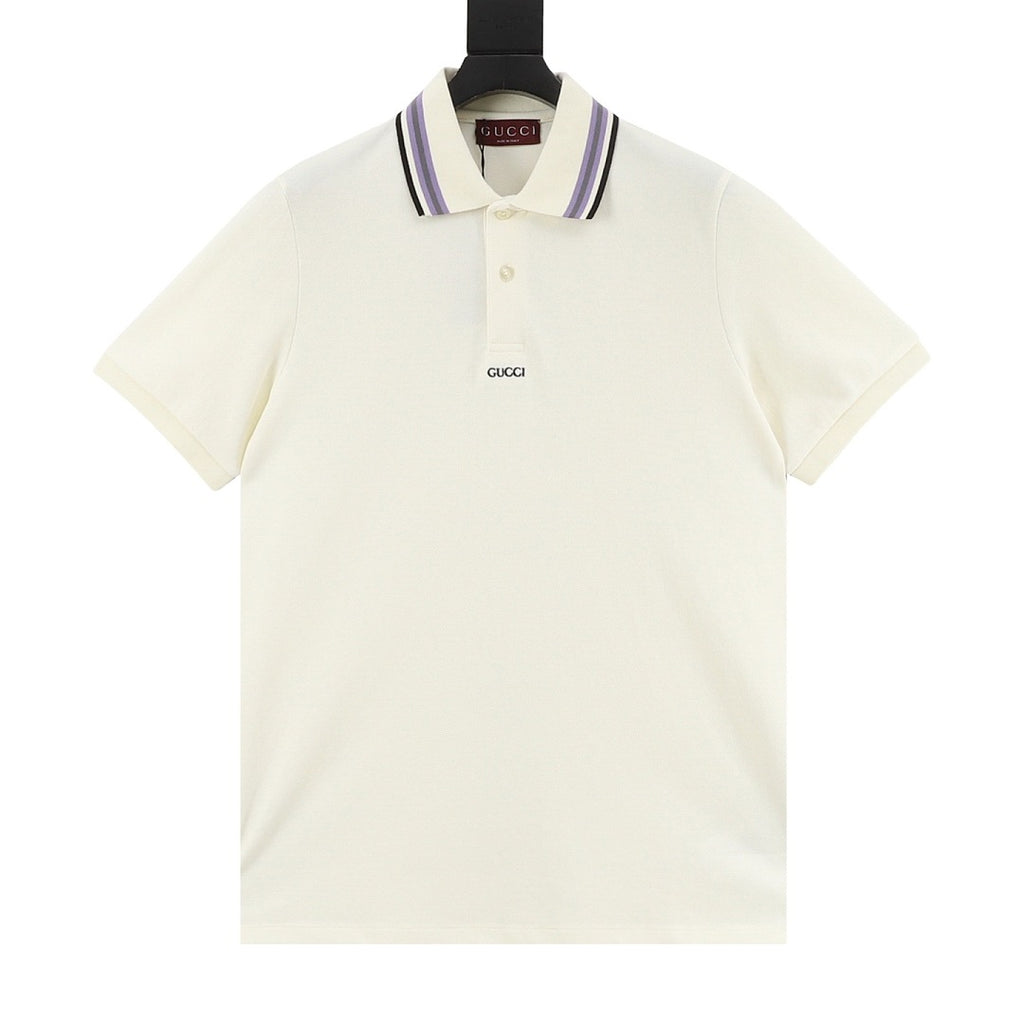 Gucci Minimalist Lettering Polo Shirt