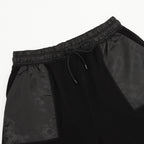 Louis Vuitton Knitted Jacquard Shorts with Nylon Panel Inserts and Drawstring
