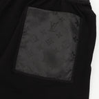 Louis Vuitton Knitted Jacquard Shorts with Nylon Panel Inserts and Drawstring