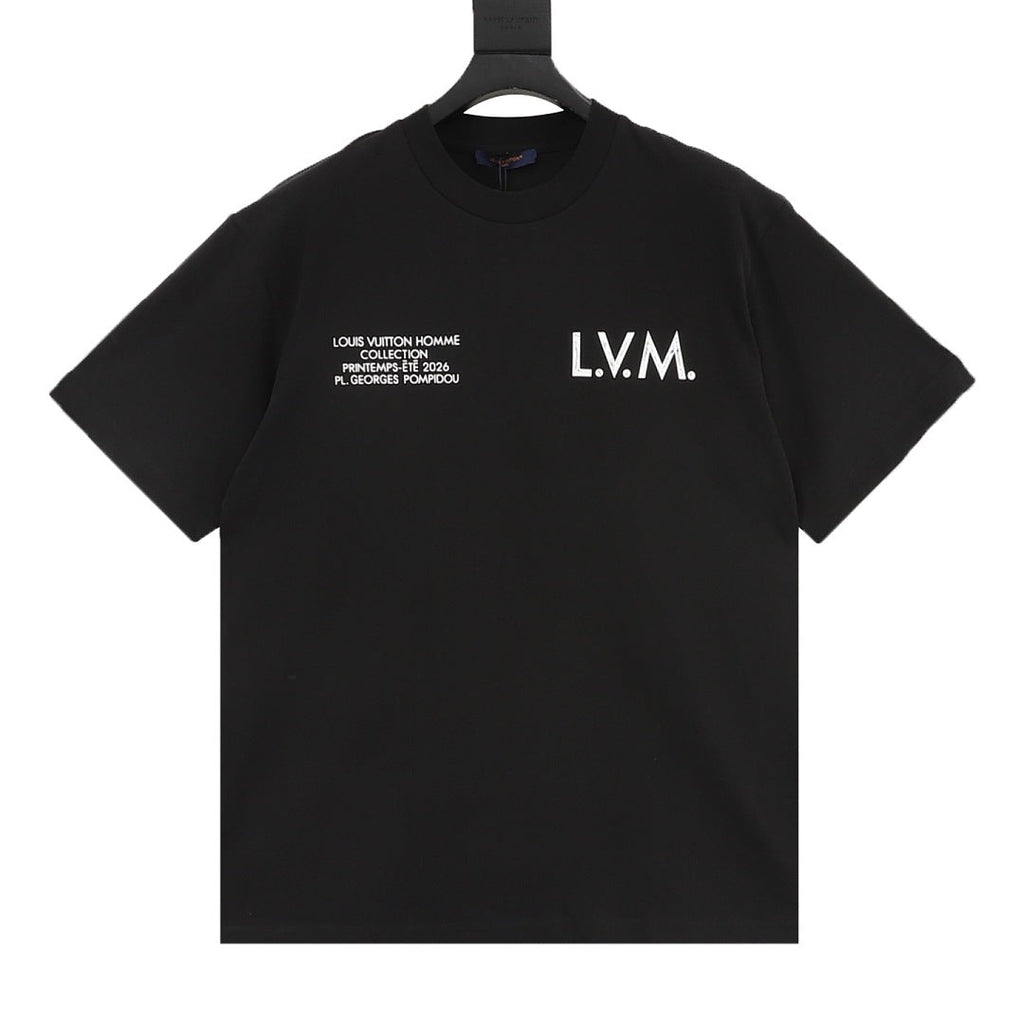 Louis Vuitton LVM Double-Print Inkjet Short-Sleeve T-Shirt
