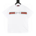 GUCCI Two-Tone Horsebit Web T-Shirt