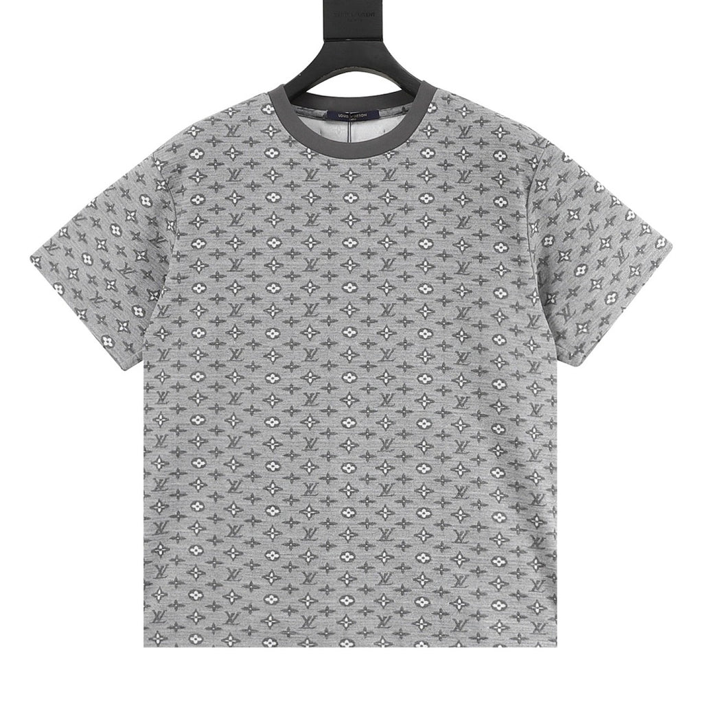Louis Vuitton All-Over Monogram Jacquard Short-Sleeve Shirt
