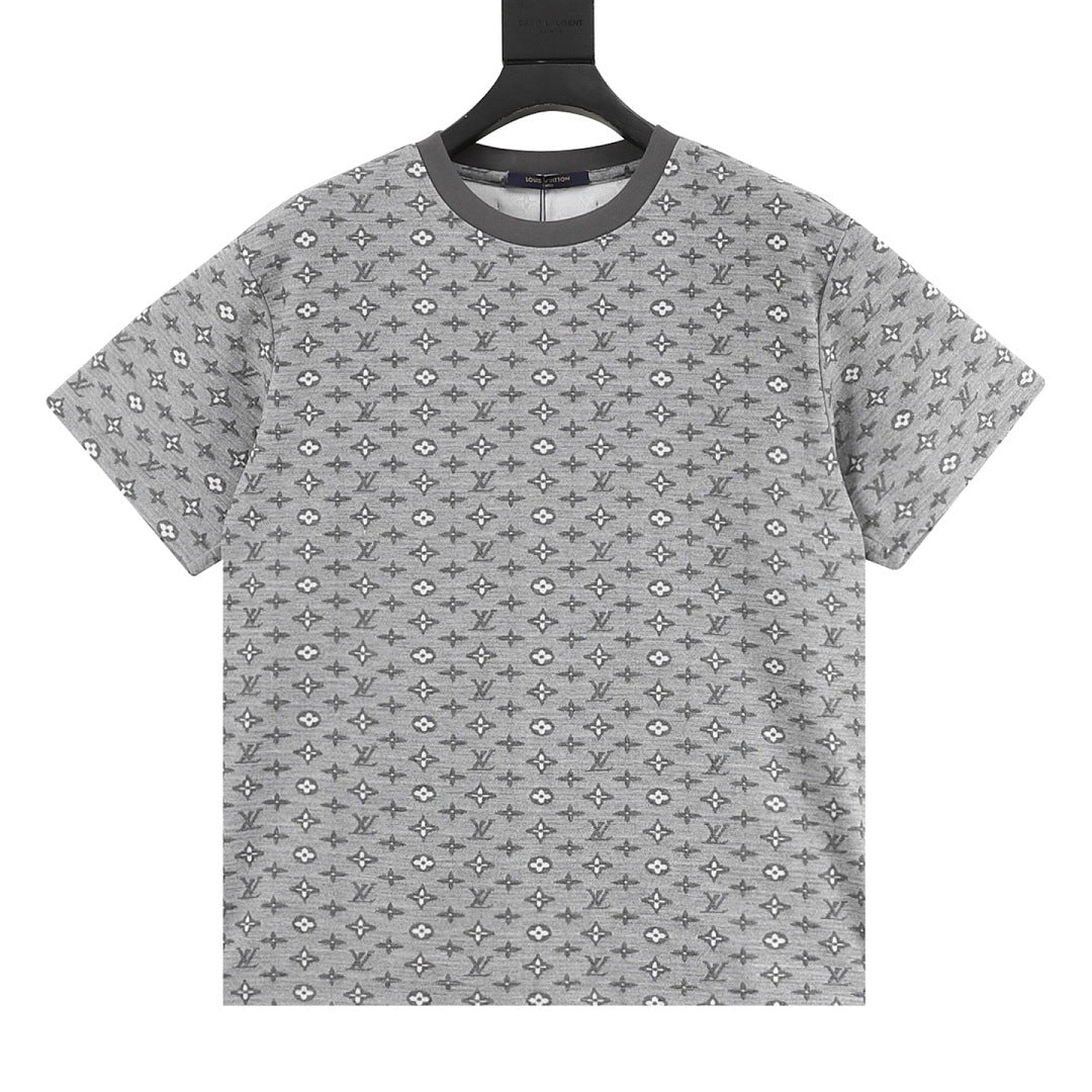 Louis Vuitton All-Over Monogram Jacquard Short-Sleeve Shirt