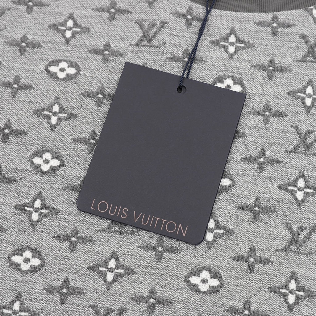 Louis Vuitton All-Over Monogram Jacquard Short-Sleeve Shirt