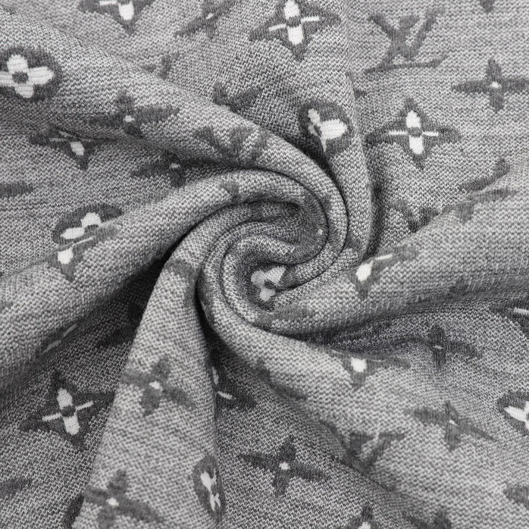 Louis Vuitton All-Over Monogram Jacquard Short-Sleeve Shirt