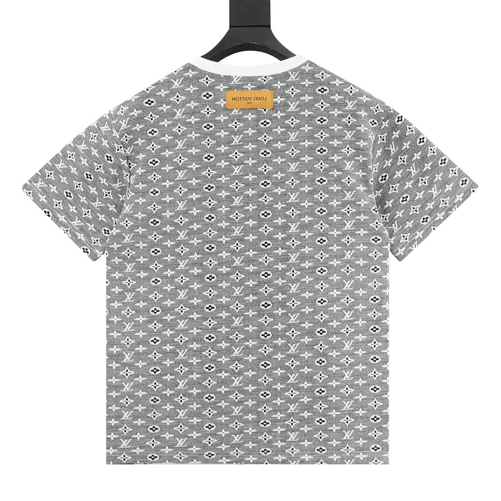 Louis Vuitton All-Over Monogram Jacquard Short-Sleeve Shirt