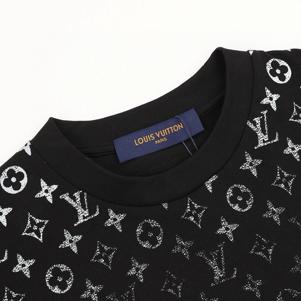 Louis Vuitton Classic Gradient All-Over Logo Short-Sleeve Shirt