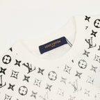 Louis Vuitton Classic Gradient All-Over Logo Short-Sleeve Shirt