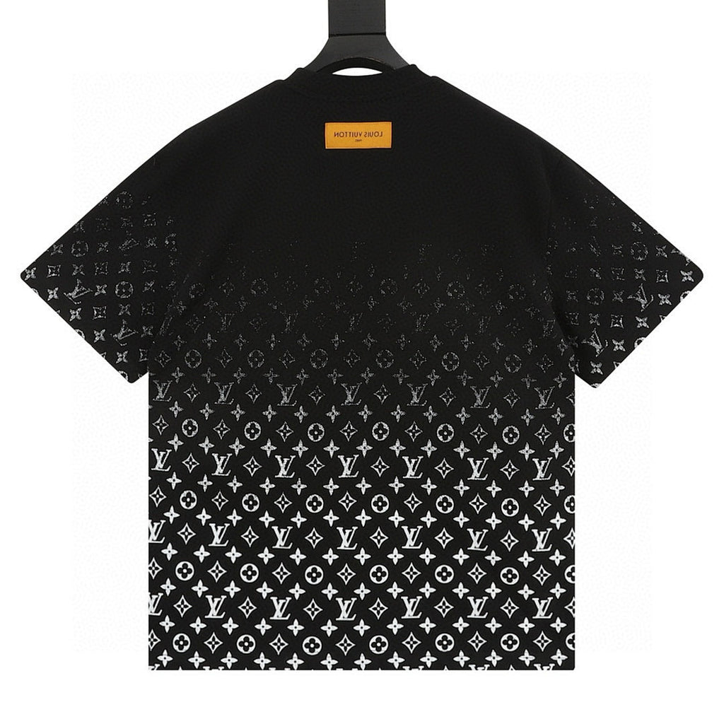 Louis Vuitton Classic Gradient All-Over Logo Short-Sleeve Shirt