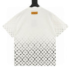 Louis Vuitton Classic Gradient All-Over Logo Short-Sleeve Shirt