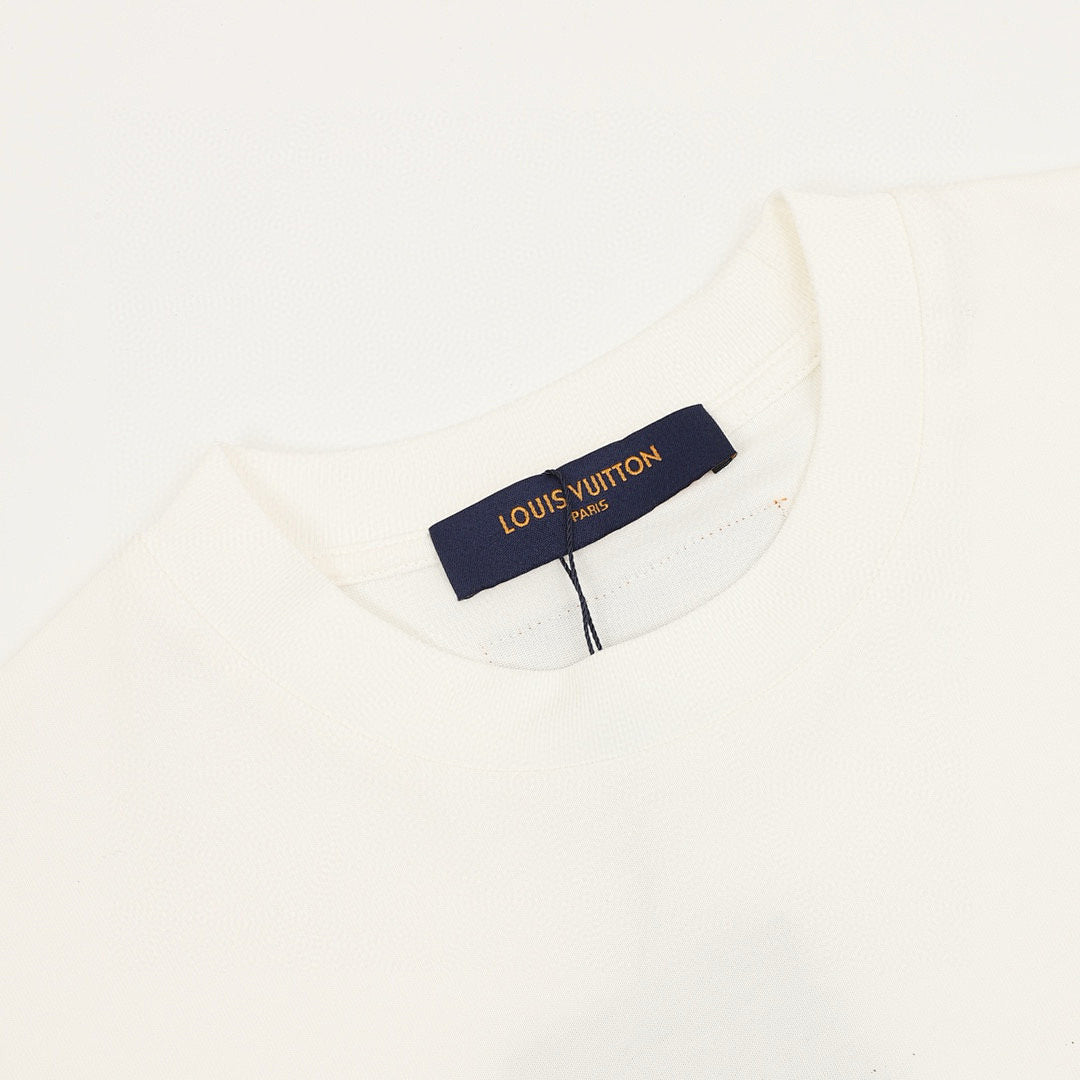 Louis Vuitton Classic Gradient All-Over Logo Short-Sleeve Shirt