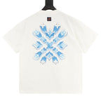 Louis Vuitton Icy Blue Crystal 3D LV Short-Sleeve T-Shirt