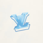 Louis Vuitton Icy Blue Crystal 3D LV Short-Sleeve T-Shirt