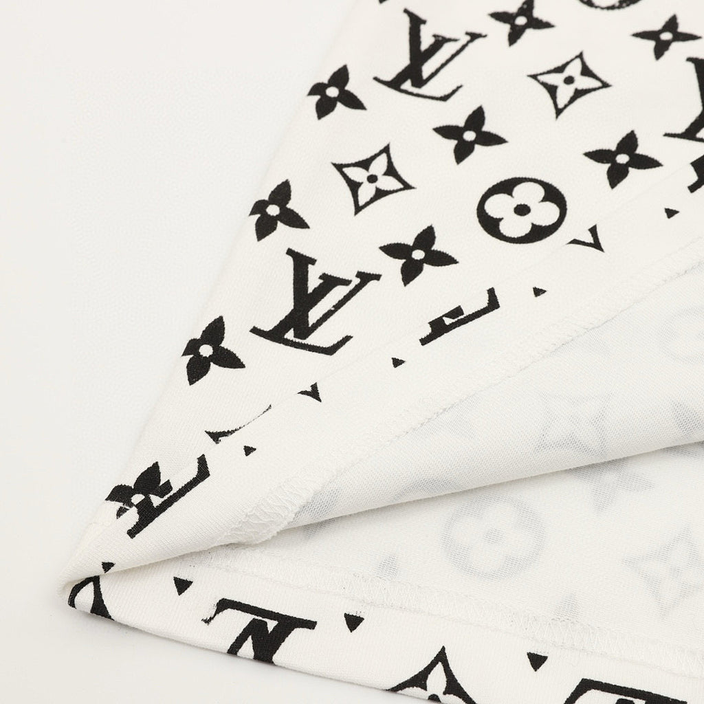 Louis Vuitton Classic Gradient All-Over Logo Short-Sleeve Shirt