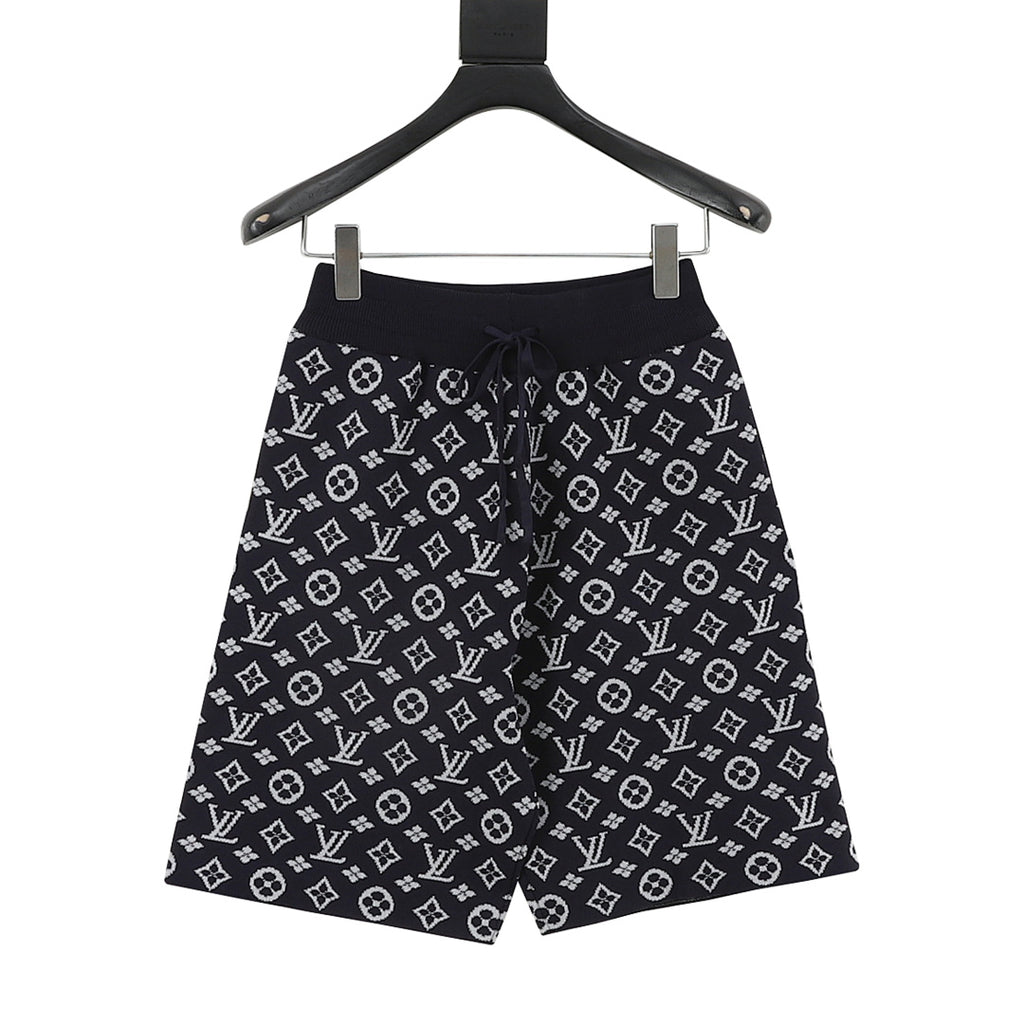 Louis Vuitton All-Over Monogram Jacquard Knit Shorts