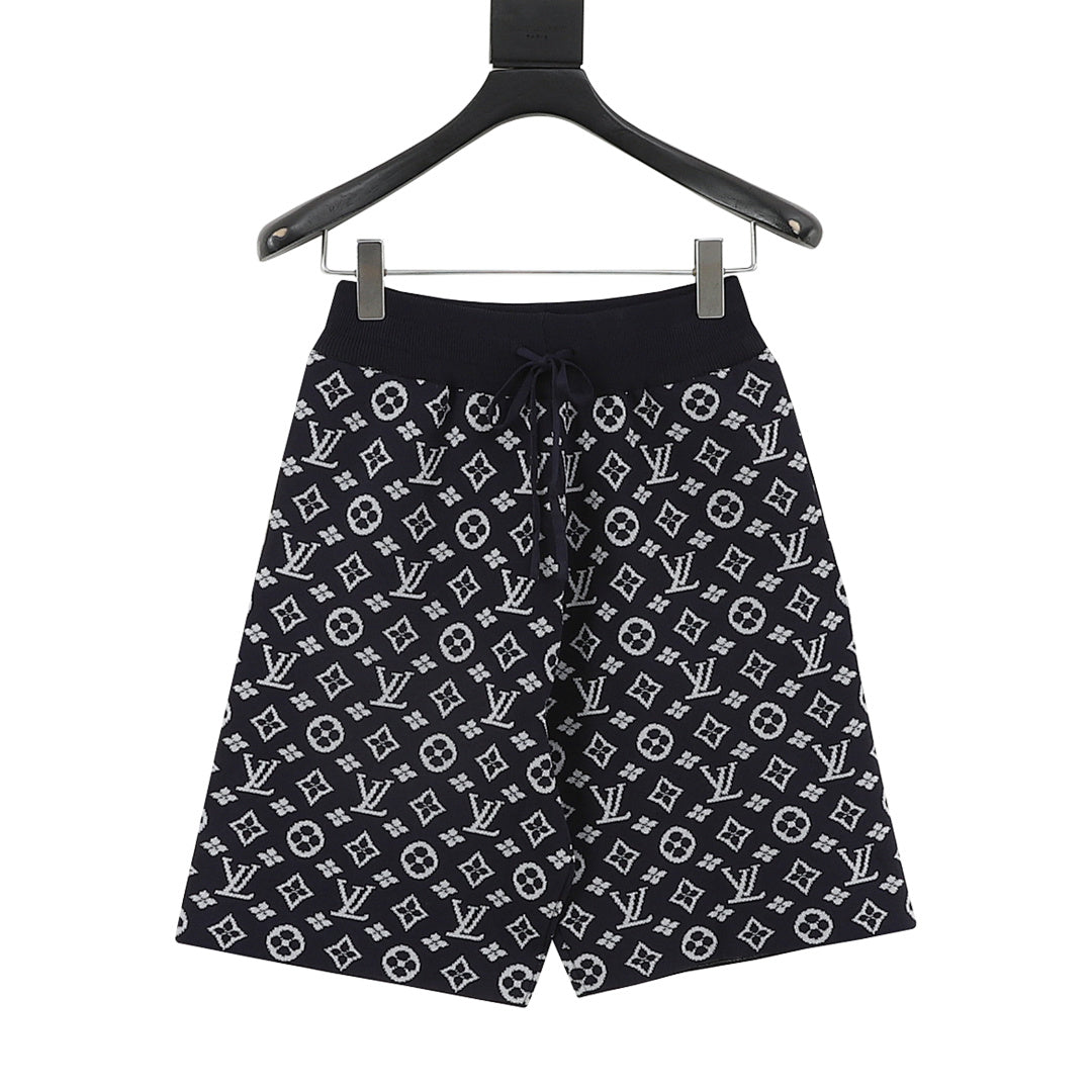 Louis Vuitton All-Over Monogram Jacquard Knit Shorts