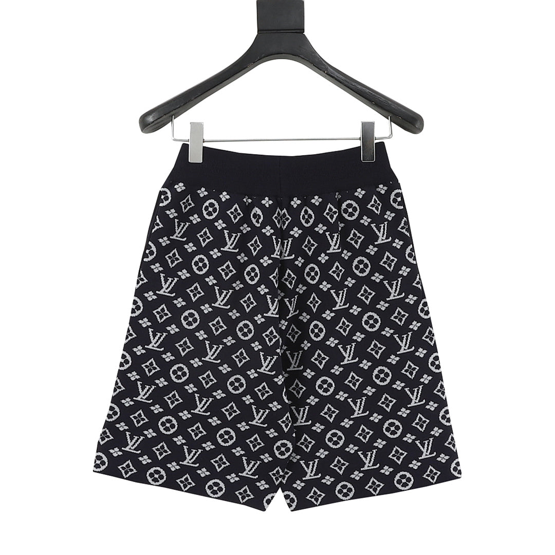 Louis Vuitton All-Over Monogram Jacquard Knit Shorts