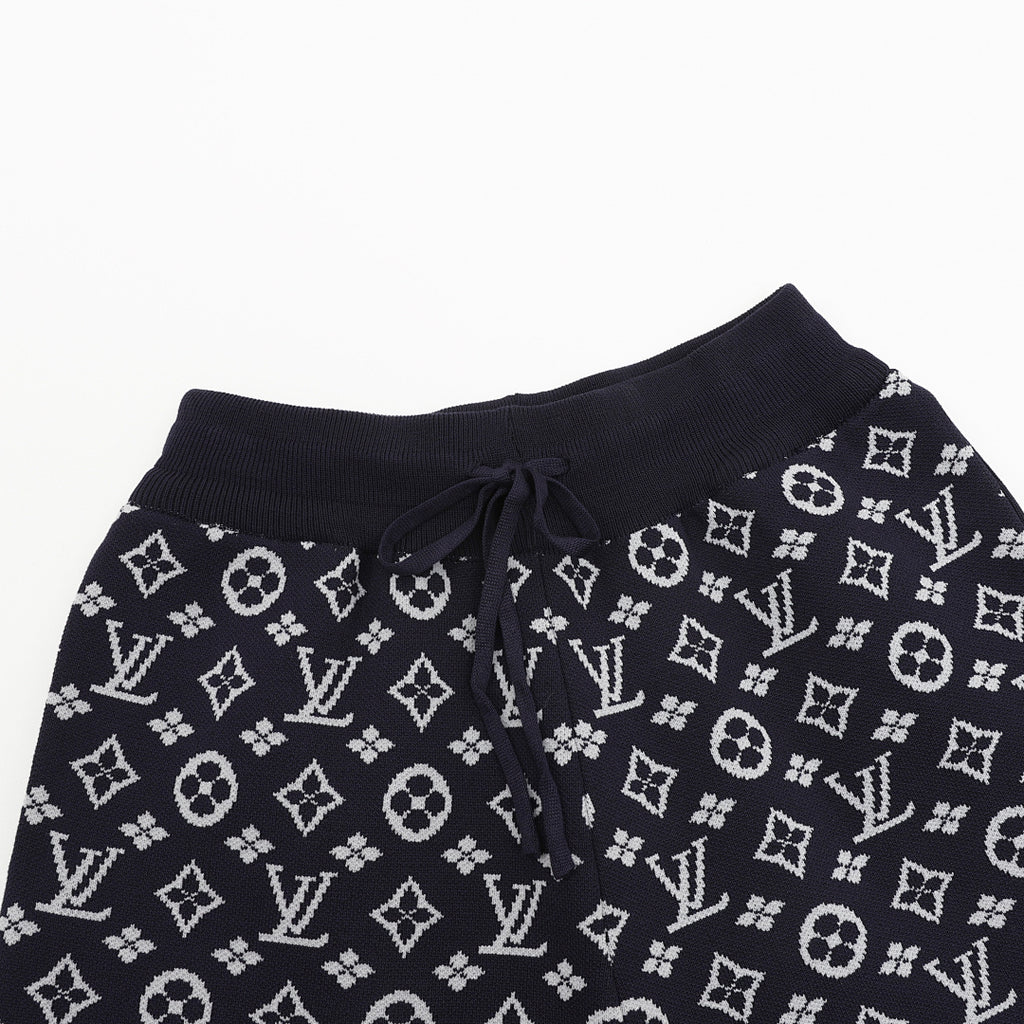 Louis Vuitton All-Over Monogram Jacquard Knit Shorts