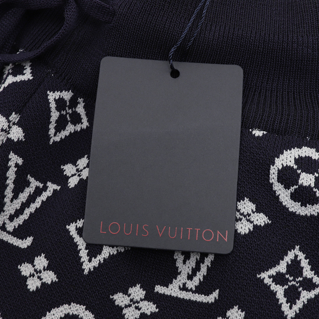 Louis Vuitton All-Over Monogram Jacquard Knit Shorts