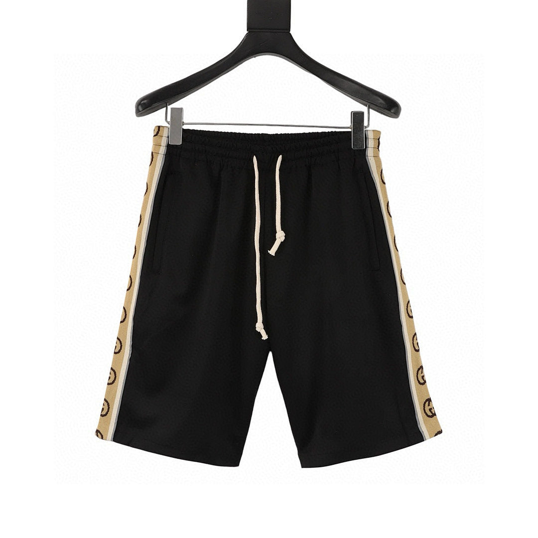 Gucci Shorts with Side Double-G Reflective Webbing